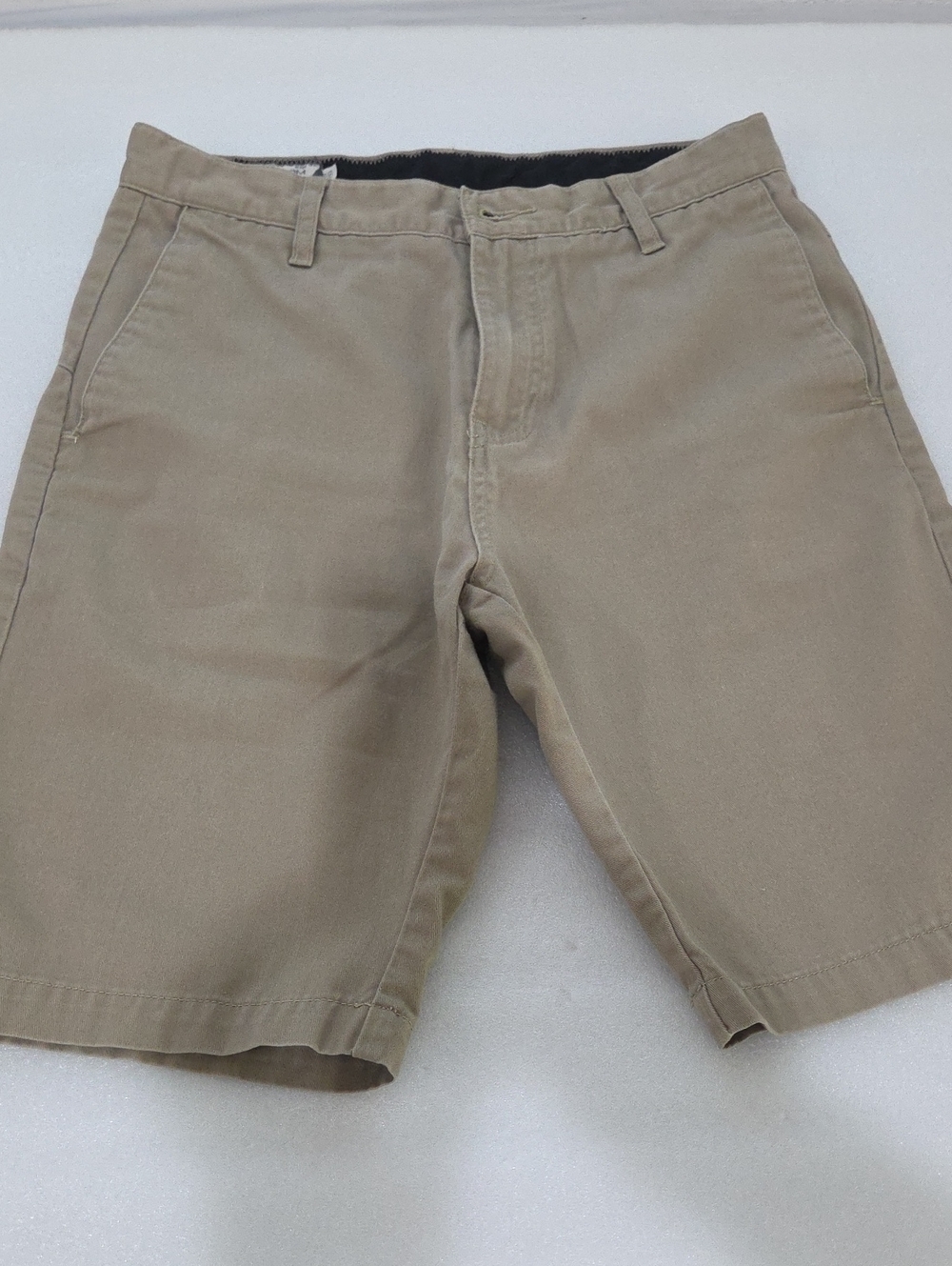 Volcom Men's Khaki Flat-Front Chino Shorts
